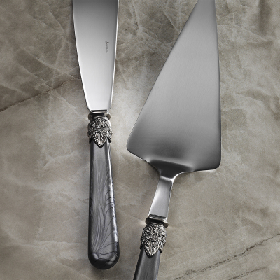 Aryıldız Positano 2 Parça Kek Servis Seti Gri - 2