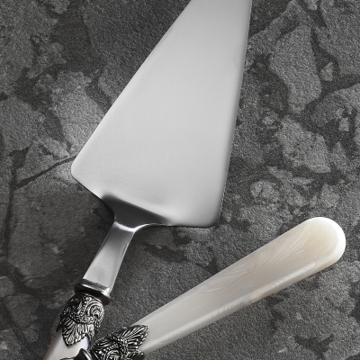 Aryıldız Positano 2 Parça Kek Servis Seti Krem - 2