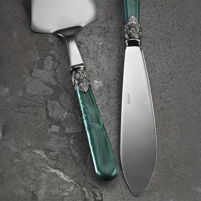 Aryıldız Positano 2 Parça Kek Servis Seti Yeşil - 2