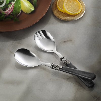 Aryıldız Positano 2 Parça Salata Servis Seti Gri - 1