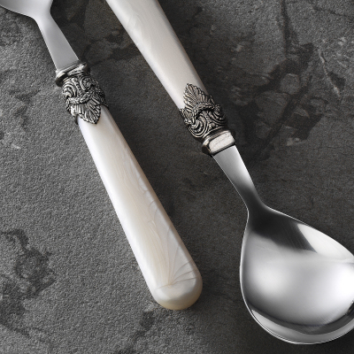 Aryıldız Positano 2 Parça Salata Servis Seti Krem - 2