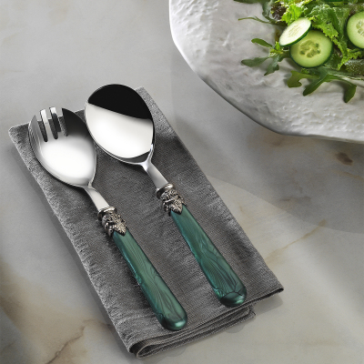 Aryıldız Positano 2 Parça Salata Servis Seti Yeşil - 1