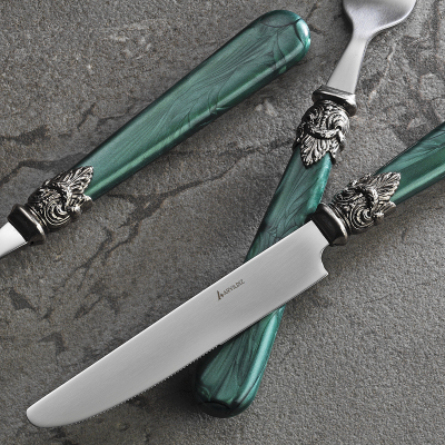 Aryıldız Positano 6 Kişilik 30 Parça Çatal Kaşık Bıçak Takımı Yeşil - 2