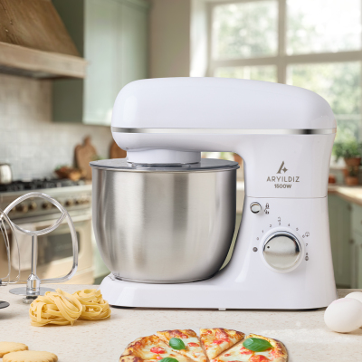 Aryıldız Power Chef Stand Mikser Krem - ARYILDIZ