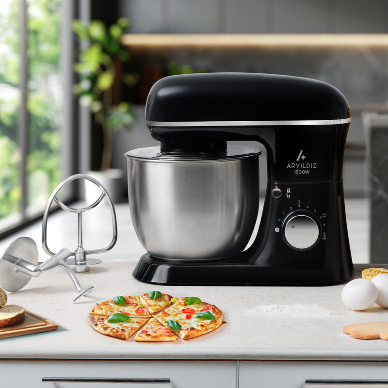 Aryıldız Power Chef Stand Mikser Siyah - 1