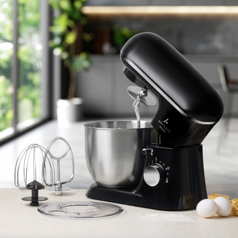 Aryıldız Power Chef Stand Mikser Siyah | Gallery Crystal