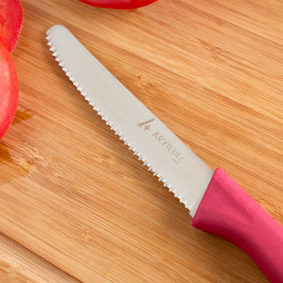 Aryıldız Primo Domates Bıçağı Bordo 10 cm - 2