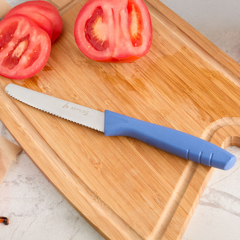 Aryıldız Primo Domates Bıçağı İndigo 10 cm - 1