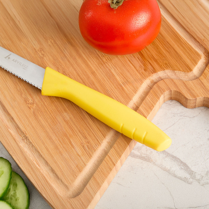 Aryıldız Primo Domates Bıçağı Sarı 10 cm - 3