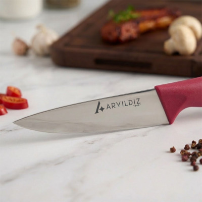 Aryıldız Primo Et Bıçağı Bordo 14,5 cm - 2