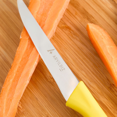 Aryıldız Primo Lazer Sebze Bıçağı Sarı 11 cm - 2
