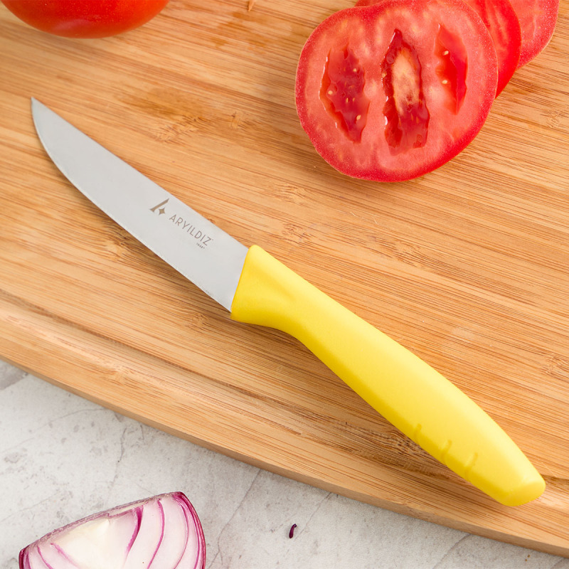 Aryıldız Primo Sebze Bıçağı Sarı 11 cm - 1