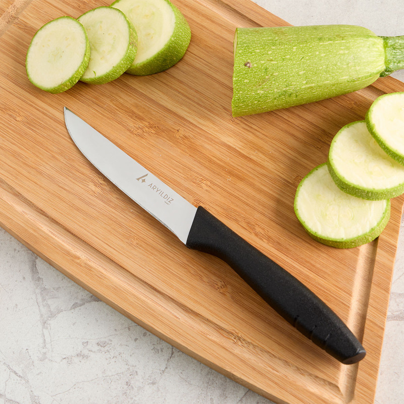 Aryıldız Primo Sebze Bıçağı Siyah 11 cm - 1