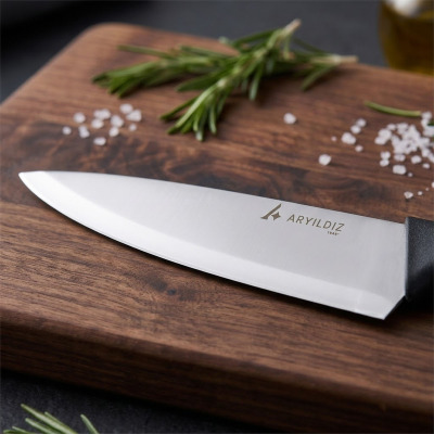 Aryıldız Primo Şef Bıçağı Siyah 19 cm - 2