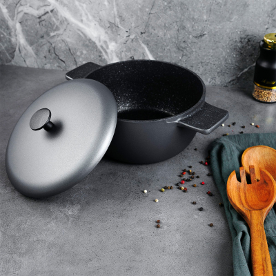 Aryıldız Pro Grade Tencere Gri 20 Cm - ARYILDIZ