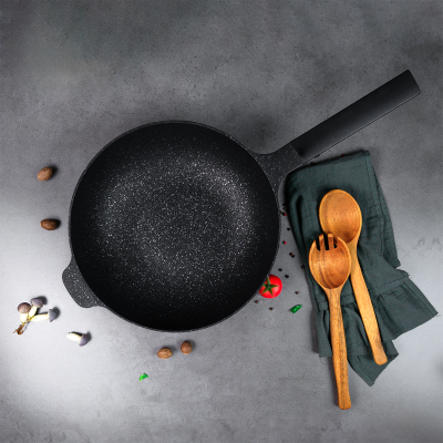 Aryıldız Pro Grade Wok Tava Gri 30 Cm - 4