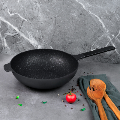 Aryıldız Pro Grade Wok Tava Gri 30 Cm - ARYILDIZ
