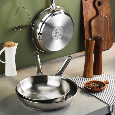 Aryıldız Pro Steel Çelik Tava 24 cm - 3