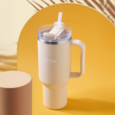 Aryıldız Protherm Flow Up Termos Krem 900 ml - 1