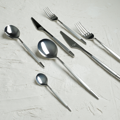 Aryıldız Qubra Prestige Mat 84 Parça 12 Kişilik Çatal Kaşık Bıçak Takımı - 2