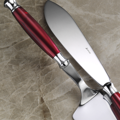 Aryıldız Ravello 2 Parça Kek Servis Seti Bordo - 2