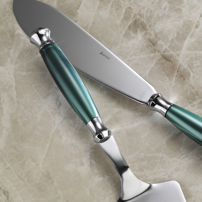 Aryıldız Ravello 2 Parça Kek Servis Seti Yeşil - 2