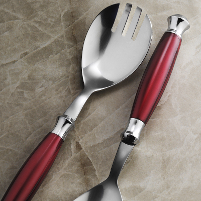 Aryıldız Ravello 2 Parça Salata Servis Seti Bordo - 2