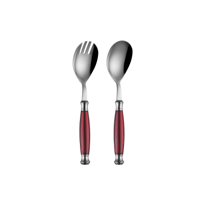 Aryıldız Ravello 2 Parça Salata Servis Seti Bordo - 3