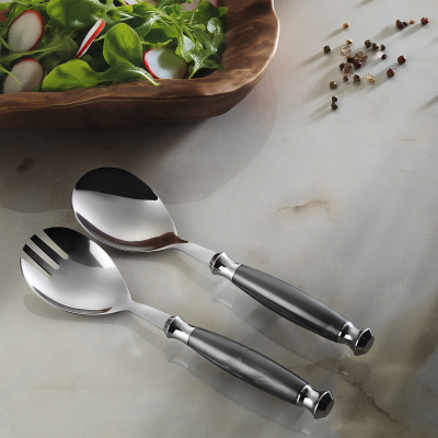 Aryıldız Ravello 2 Parça Salata Servis Seti Gri - 1