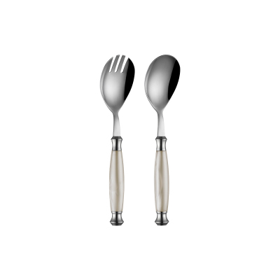 Aryıldız Ravello 2 Parça Salata Servis Seti Krem - 3