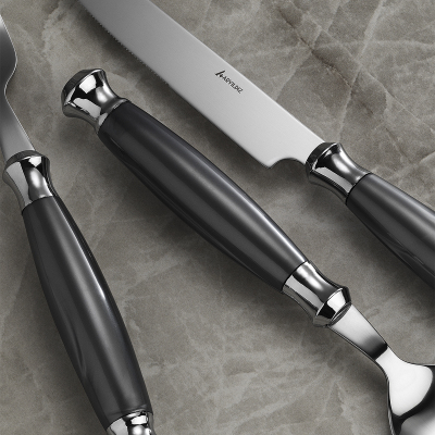 Aryıldız Ravello 30 Parça Çatal Kaşık Bıçak Takımı Gri - 2