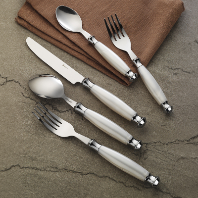 Aryıldız Ravello 30 Parça Çatal Kaşık Bıçak Takımı Krem - 1