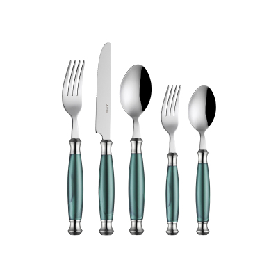 Aryıldız Ravello 30 Parça Çatal Kaşık Bıçak Takımı Yeşil - 3