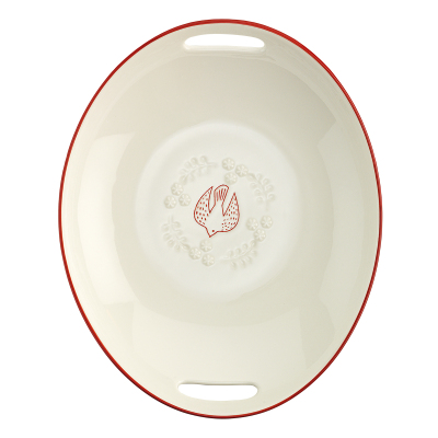 Aryıldız Red Bird Derin Sunum Tabağı 28 cm - 6