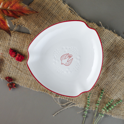 Aryıldız Red Bird Üçgen Tabak 20 cm - 3