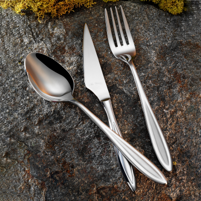 Aryıldız Ren Mat 89 Parça 12 Kişilik Kutulu Çatal Kaşık Bıçak Takımı - ARYILDIZ