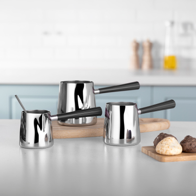 Aryıldız Roma Cezve Takımı Simli - ARYILDIZ