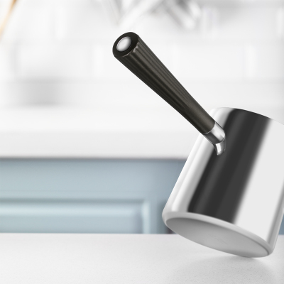 Aryıldız Roma Cezve Takımı Simli - 2