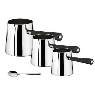 Aryıldız Roma Cezve Takımı Simli - 4