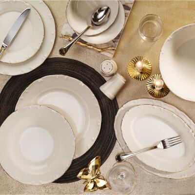 Aryıldız Romance Gold 30 Parça 6 Kişilik Yemek Takımı - ARYILDIZ