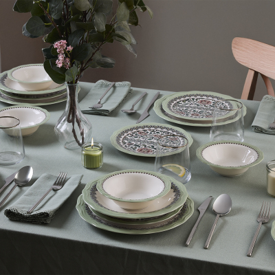 Aryıldız Rosa 24 Parça 6 Kişilik Yemek Takımı - ARYILDIZ