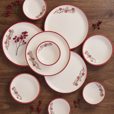 Aryıldız Rosella Kırmızı 10 Parça 4 Kişilik Kahvaltı Takımı - 2