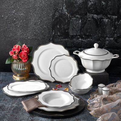 Aryıldız Royal Queen 60 Parça 12 Kişilik Yemek Takımı - ARYILDIZ