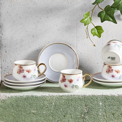 Aryıldız Royal Queen Kahve Fıncan Set 6Lı - ARYILDIZ