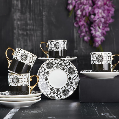 Aryıldız Royal Queen Kahve Fıncan Set 6Lı - ARYILDIZ