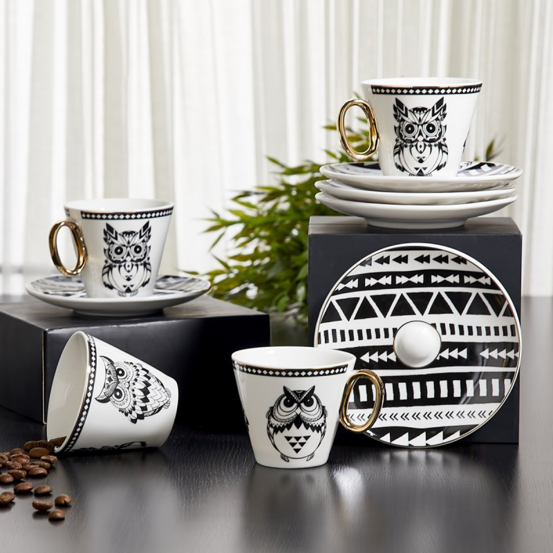 Aryıldız Royal Queen Kahve Fıncan Set 6Lı - 1