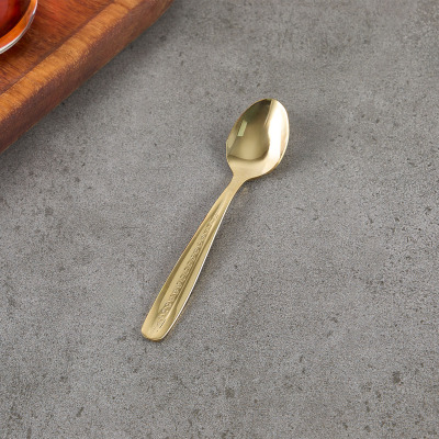 Aryıldız Sarmaşık 6'lı Çay Kaşığı Gold - 4