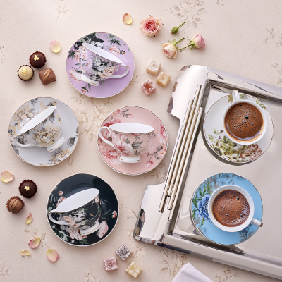 Aryıldız Secret 6 Kişilik 12 Parça Kahve Fincan Takımı - ARYILDIZ