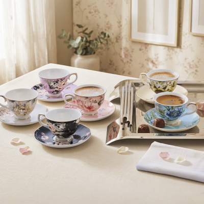 Aryıldız Secret 6 Kişilik 12 Parça Kahve Fincan Takımı - 2