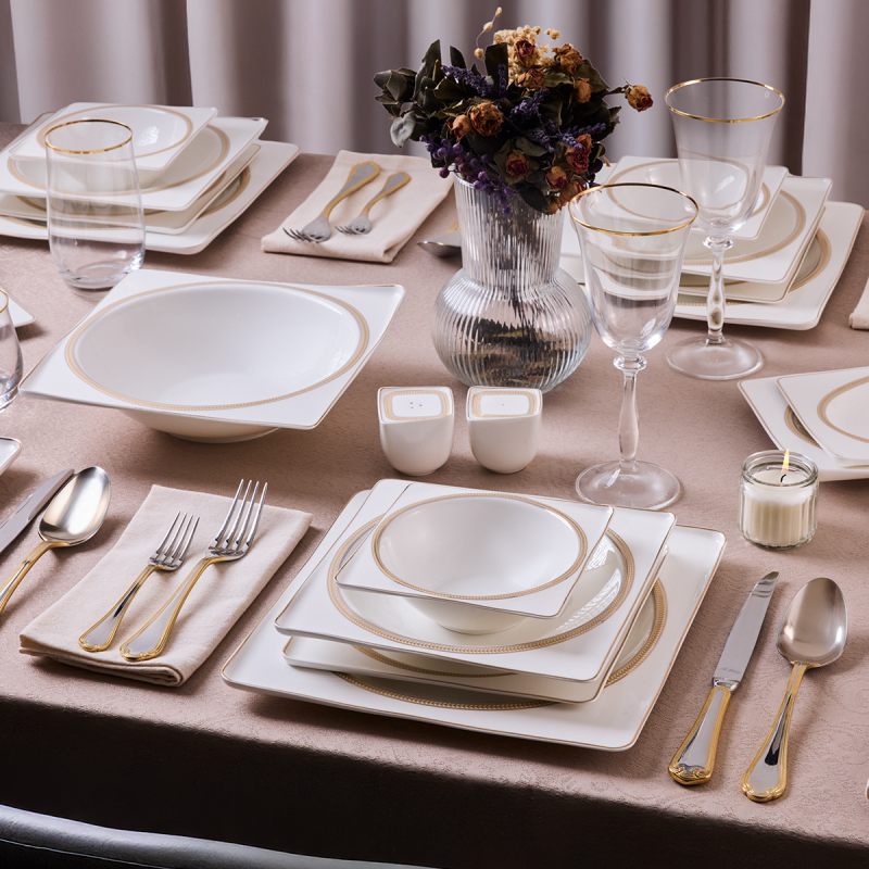 Aryıldız Sienna 56 Parça 12 Kişilik Yemek Takımı - 1